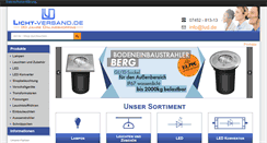 Desktop Screenshot of licht-versand.de